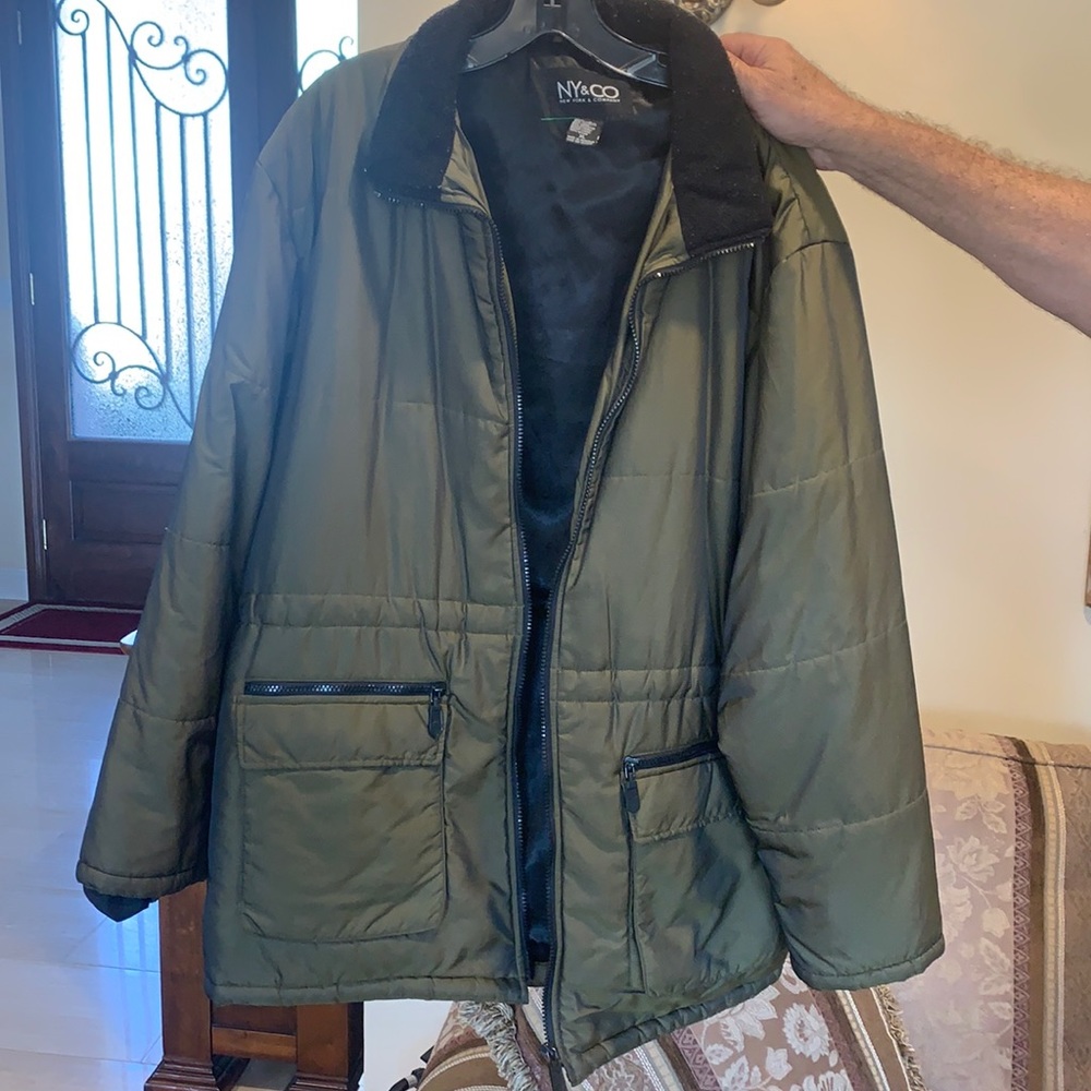 New York and company lined warm jacket